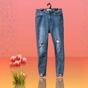 Brody Jeans Skinny Ultra High Distressed Jeans